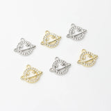 Zinc Alloy Planet Charms for DIY Earrings 10pcs