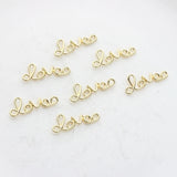 Zinc Alloy LOVE Letter Charms Pendant 10pcs/lot DIY Earrings Jewelry Making