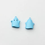 10pcs Zinc Alloy Enamel Halloween Ghost Charms for DIY Jewelry Making