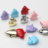 10pcs Zinc Alloy Enamel Halloween Ghost Charms for DIY Jewelry Making