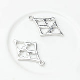 Creative Electroplate Square Pendant 10PCS/lot DIY Necklace Jewelry Making