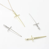 Zinc Alloy Longsword Pendant 10PCS/lot DIY Necklace Jewelry Making