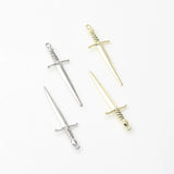 Zinc Alloy Longsword Pendant 10PCS/lot DIY Necklace Jewelry Making