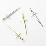Zinc Alloy Longsword Pendant 10PCS/lot DIY Necklace Jewelry Making