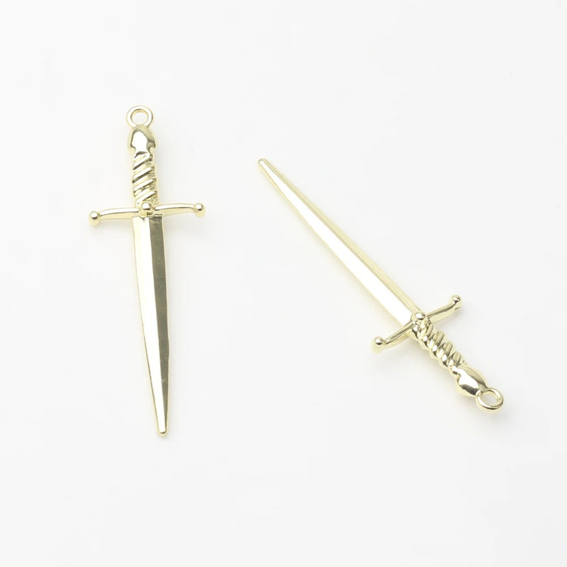 Zinc Alloy Longsword Pendant 10PCS/lot DIY Necklace Jewelry Making