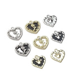 Enamel Rose Flower Charms Pendant for DIY Necklace Making