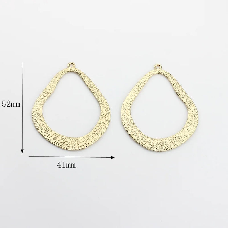 Triangle Bar-Type Hollow Charms Pendant 10pcs/lot DIY Necklace Jewelry Making