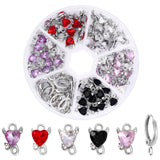 Devil Heart Crystal Charms Jewelry Making Kit