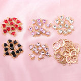 Devil Heart Crystal Charms Jewelry Making Kit