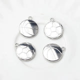 Zinc Alloy Basketball Football Coin Pendant 10PCS/lot DIY Necklace