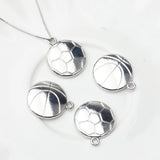 Zinc Alloy Basketball Football Coin Pendant 10PCS/lot DIY Necklace