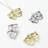 Halloween Style Mask Pendant 10PCS/lot DIY Necklace Jewelry Making