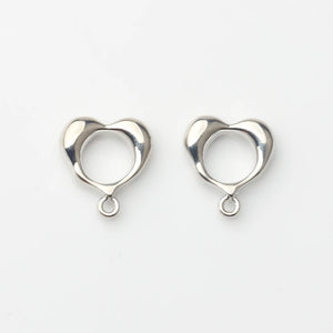 Zinc Alloy Heart Charms Pendant 10PCS/lot DIY Necklace Jewelry Making