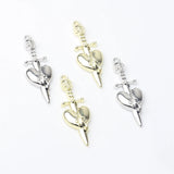 Zinc Alloy Longsword Skull Heart Pendant 10PCS/lot DIY Necklace Jewelry