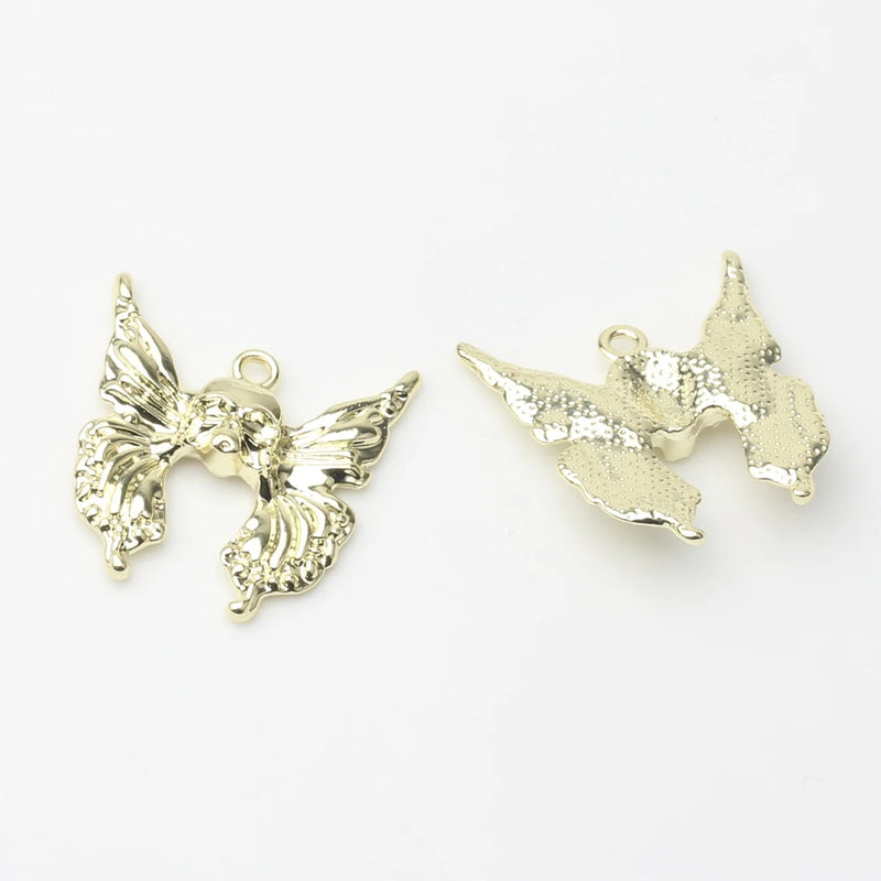 Skull Butterfly Pendant for DIY Necklace Jewelry Making