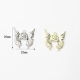 Skull Butterfly Pendant for DIY Necklace Jewelry Making