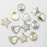 Zinc Alloy Bear Charms 6pcs DIY Necklace Jewelry Making