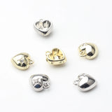 Zinc Alloy Electroplating Charms with Zircon Inlay 6PCS/lot