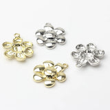 Smiley Face Flower Charms 10PCS/lot DIY Necklace Jewelry Making