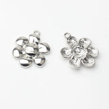 Smiley Face Flower Charms 10PCS/lot DIY Necklace Jewelry Making