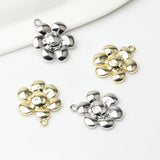 Smiley Face Flower Charms 10PCS/lot DIY Necklace Jewelry Making