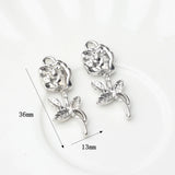 Zinc Alloy Rose Flower Charms 10PCS/Lot DIY Necklace Jewelry Making