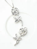 Zinc Alloy Rose Flower Charms 10PCS/Lot DIY Necklace Jewelry Making