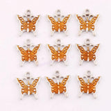 Butterfly Spacer Charm Beads Pendants L1561 24pcs 17x15.2mm