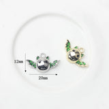 10pcs Zinc Alloy Bat Smiley Face Charms for DIY Jewelry Making