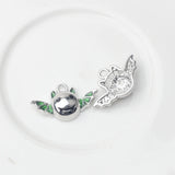 10pcs Zinc Alloy Bat Smiley Face Charms for DIY Jewelry Making