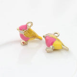 Mini Bird Charms Pendant 10pcs/lot for DIY Necklace Jewelry Making