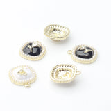 Zinc Alloy Enamel Rose Flower Charms 6pcs/lot DIY Necklace Jewelry Making