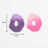 Colorful Irregularity Charms for DIY Earrings 4pcs/lot