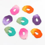 Colorful Irregularity Charms for DIY Earrings 4pcs/lot