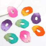 Colorful Irregularity Charms for DIY Earrings 4pcs/lot