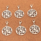 Zinc Alloy Four Season Lobster Claw Clasp Charm Beads Jewelry DIY C039 6pcs
