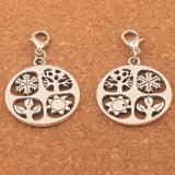 Zinc Alloy Four Season Lobster Claw Clasp Charm Beads Jewelry DIY C039 6pcs