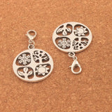 Zinc Alloy Four Season Lobster Claw Clasp Charm Beads Jewelry DIY C039 6pcs