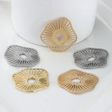 Geometry Shape Hollow Charms 35mm 6pcs/lot Earrings DIY Jewelry Making
