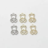 Bear UV Resin Charms 6pcs/lot DIY Jewelry Making