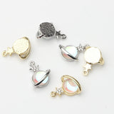 Zinc Alloy Zircon Charms Pendant 6pcs/Lot DIY Earring Jewelry Finding