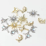 Zinc Alloy Zircon Charms for DIY Necklace Making