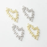 Heart Charms Pendant 10PCS/lot DIY Necklace Jewelry Making