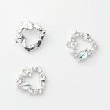 Heart Charms Pendant 6PCS/lot for DIY Necklace Jewelry Making