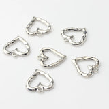 Hollow Heart Charms Pendant 10PCS/lot DIY Necklace Making Jewelry Findings