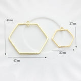 6pcs Zinc Alloy Triangle Charms for Jewelry Making