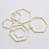 6pcs Zinc Alloy Triangle Charms for Jewelry Making