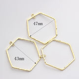 6pcs Zinc Alloy Triangle Charms for Jewelry Making