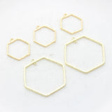 6pcs Zinc Alloy Triangle Charms for Jewelry Making