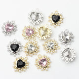 Heart Charm Pendant Set - DIY Earring Jewelry Accessories